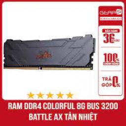   
          Ram Colorful Battle AX 8G 3200 DDR4 (1x8GB) Buss...