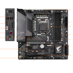   
          Mainboard Gigabyte B560M-AORUS PRO