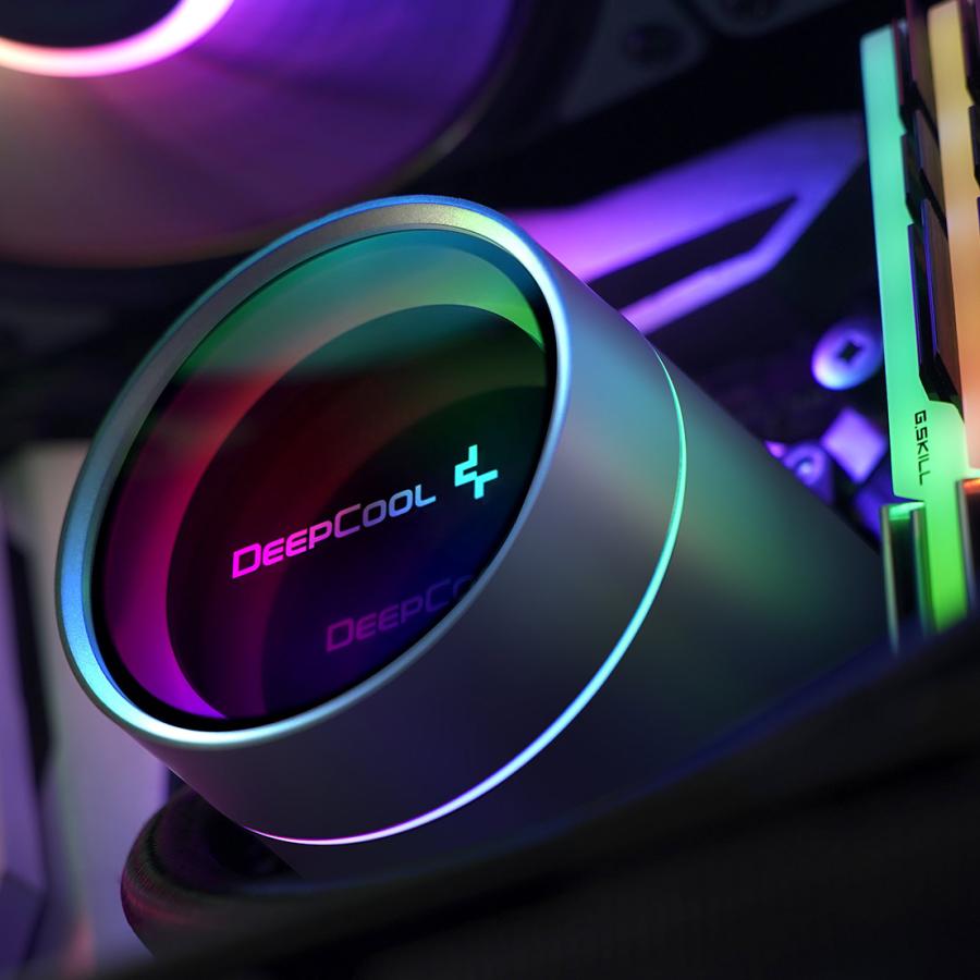 Tản nhiệt nước CPU DEEPCOOL CASTLE 240EX A-RGB WH (2 Fan 12cm/ Màu Trắng) Tản nhiệt nước CPU DEEPCOOL CASTLE 240EX A-RGB WH (2 Fan 12cm/ Màu Trắng)
