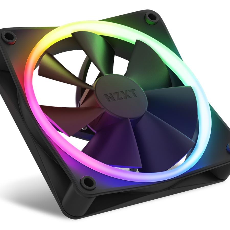 Bộ 3 Fan NZXT F120 RGB Triple Pack (3 x 120mm | Màu Đen hoặc trắng | HUB ) Bộ 3 Fan NZXT F120 RGB Triple Pack (3 x 120mm | Màu Đen hoặc trắng | HUB )