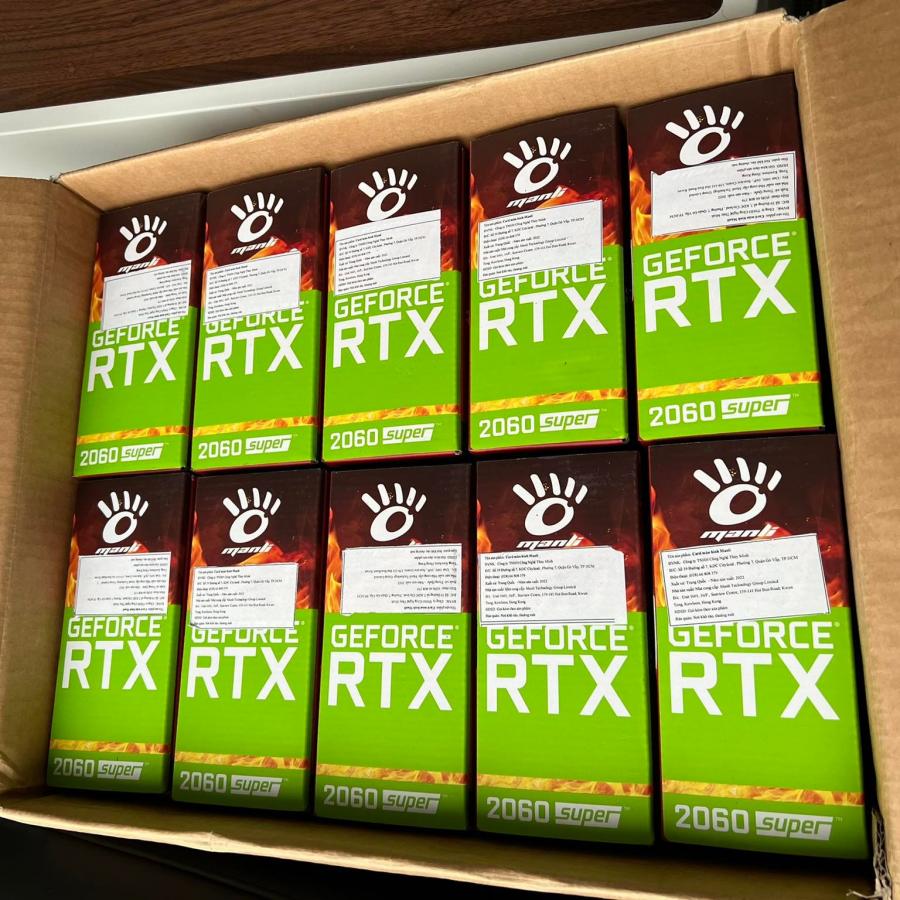 VGA Manli RTX 2060S 8Gb Full box