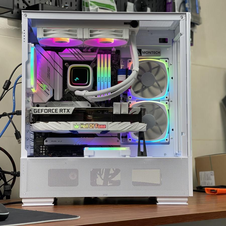 Vỏ Case Montech SKY TWO White (Mid Tower/Màu Trắng) - 4 FAN ARGB Vỏ Case Montech SKY TWO White (Mid Tower/Màu Trắng) - 4 FAN ARGB