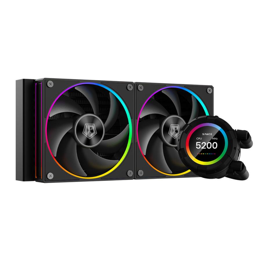 BỘ TẢN NHIỆT NƯỚC ID-COOLING SPACE SL240 ARGB (Màn Hình LCD Hiển Thị Thông Số) BỘ TẢN NHIỆT NƯỚC ID-COOLING SPACE SL240 ARGB (Màn Hình LCD Hiển Thị Thông Số)