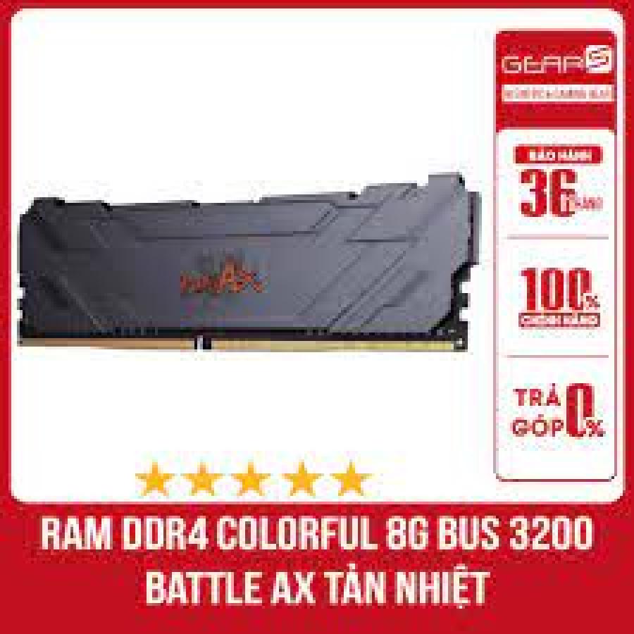 Ram Colorful Battle AX 8G 3200 DDR4 (1x8GB) Buss 3200 Mhz Ram Colorful Battle AX 8G 3200 DDR4 (1x8GB) Buss 3200 Mhz