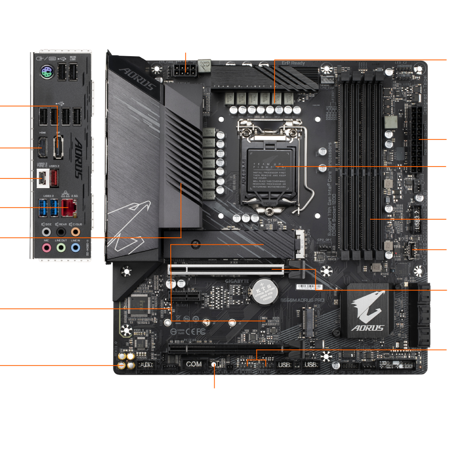 Mainboard Gigabyte B560M-AORUS PRO Mainboard Gigabyte B560M-AORUS PRO