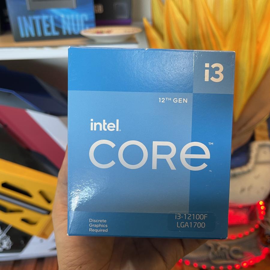 CPU Intel Core i3-12100F (3.3GHz turbo up to 4.3GHz, 4 nhân 8 luồng, 12MB Cache, 58W)- Socket Intel LGA 1700) CPU Intel Core i3-12100F (3.3GHz turbo up to 4.3GHz, 4 nhân 8 luồng, 12MB Cache, 58W)- Socket Intel LGA 1700)
